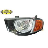 ราคา ไฟตาหน้า Mitsubishi Triton 2005-2008 / Strada 2005-2014 (มุมส้ม) I ยี่ห้อไฟตราเพชร ปลั๊กตรงรุ่น มาตรฐานOEM (29378893570)