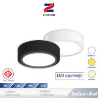 ราคา ZHICHUAN 3สี ไฟดาวน์ไลท์led โคมไฟติดเพดาน มินิ สปอตไลท์ โคมไฟ 5w 12w 15wโคมไฟเพดาน ตกแต่งห้อง ใช้สำหรับห้องนอนห้องครัว ไฟled (40862236648)
