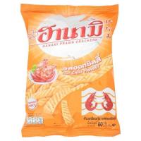 ราคา ฮานามิ ข้าวเกรียบกุ้ง รสฮอตชิลลี่ 60กรัม (11233927711)