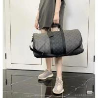ราคา LOUIS VUITTON/LOUIS VUITTON กระเป๋าคลาสสิกที่สุดประเภท keepall45 50 55 สีกระเป๋าเดินทางความจุขนาดใหญ่ผู้ชายผู้หญิงสไตล์เดียวกันกระเป๋าสนามบิน Duffel กระเป๋า (47500270381)