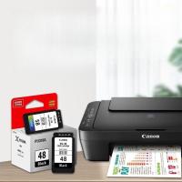 ราคา หมึกอิงค์เจ็ท CanonPGI - 48 สีดำใช้กับพริ้นเตอร์ Canon รุ่น E 478478 RE 3480 E 4280 E 468 E 408 E 488 (42153318596)