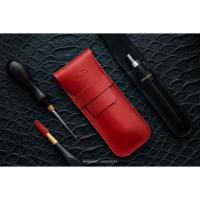 ราคา ซองปากกาหนังแท้ ใส่ได้ 2 แท่ง l งานแฮนเมด ปอกปากกา ซอง lamy ซองหนัง Montblanc,ซองหนัง Parker หนังแท้ (17832897038)