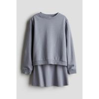 ราคา H&M(เอชแอนด์เอ็ม) เซ็ต 2 ชิ้น ตัดเย็บจากผ้าสเวตเชิ้ต Girl 2-piece sweatshirt set 1228179_2 (29225853771)