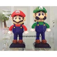 ราคา Legonano เลโก้ นาโน lego nano nanoblock มาริโอ้แดง size ใหญ่จัมโบ้ (992472857)