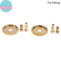 ราคา Sund เหยื่อหล่อตกปลา Reel ไดรฟ์ทองแดงและ Pinion คลัทช์เกียร์ DIY อะไหล่ซ่อมเกียร์ทองเหลืองสําหรับตกปลา TH (42770558446)