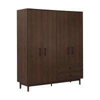 ราคา INDEX LIVING MALL ตู้เสื้อผ้า 4 บาน รุ่นอิสตันบูล - สีมาร์เซโล่ วอลนัท (24034249393)