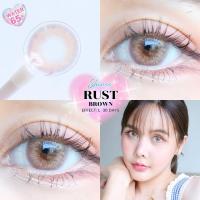 ราคา คอนแทคเลนส์(บิ๊กอาย) Rust Brown / Gray (Shinee) ⭐️ลายฮิต ขายดีมาก กรองแสงกันยูวี (41852991194)