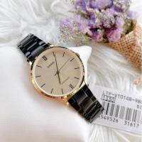 ราคา นาฬิกา Casio แท้100% รุ่น LTP-VT01GB-9B นาฬิกาผู้หญิง สายแสตนเลสสีดำ หน้าปัดทอง- ของแท้ 100% รับประกันสินค้า 1 ปีเต็ม (21548523596)