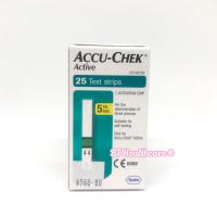 ราคา แผ่นวัดน้ำตาล Accu-Chek Active test strip 25 ชิ้น (1217398296)
