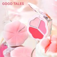 ราคา GOGO TALES บลัชออนสามสี บลัชออนเนื้อครีม มอยส์เจอร์ไรเซอร์ ประกายมุก ชิมเมอร์ละเอียด บลัชออน (27871602080)