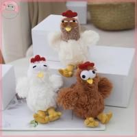 ราคา BWHTE ตลกตุ๊กตาไก่ไข่ Laying Hens พวงกุญแจการ์ตูนสัตว์ไก่จี้รถพวงกุญแจกระเป๋าสร้างสรรค์แขวนตกแต่ง. (49902206516)