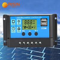 ราคา Risin 10A 20A 30A 12V 24V อัจฉริยะ PWM Auto LCD Solar Charge Controller ในโซลาร์เซลล์ (51902364643)