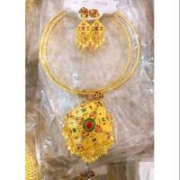 ราคา สร้อยโปงลางสีทองลายลงยา (6834266999)