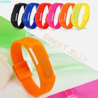 ราคา GOURM นาฬิกาข้อมือกีฬาสร้อยข้อมือสายรัดข้อมือซิลิโคนกันน้ําแฟชั่น LED Touch นาฬิกาข้อมือ (24747761321)