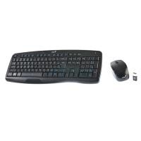 ราคา GENIUS Keyboard & Mouse คีย์บอร์ด+เมาส์ Wireless (8000X) Black (153055888)