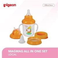 ราคา PIGEON Magmag Mag-Mag All In One Set Baby Feeding Training Straw Cup System 1 Set Step 1 2 3 4 Spout (43120830829)