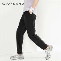 ราคา ❤ GIORDANO Men Sweat Wicking Drawstring Elastic Waist 3-Pocket Easy Care Simple Basic Fashion C (43313900415)