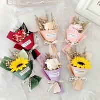 ราคา วันหยุดช่อดอกไม้แห้งมินิช่อดอกไม้ขนาดเล็กสําหรับเพื่อนดอกทานตะวันช่อดอกไม้แห้งยิปโซช่อกุหลาบช่อดอกไม้ขนาดเล็ก (26360067041)