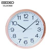 ราคา SEIKO CLOCKS นาฬิกาแขวน รุ่น PQA041F ขนาด 15.7 นิ้ว เดินเรียบ สีโรสโกลด์ (29457228972)