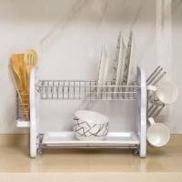 ราคา AZKO Krischef Stora PRIME ชั้นวางจาน 2 ชั้น - สีขาว (51001551274)