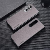ราคา เคสโทรศัพท์มือถือหนัง สีพื้น น้ําหนักเบา สําหรับ samsung galaxy z fold 4 Fold3 5G galaxy z fold 4 (12095591336)