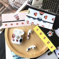 ราคา หูฟังบลูทู ธ ☑เคสซิลิโคน AirPods สติ๊กเกอร์ฝาครอบหูฟัง Bluetooth Wireless Apple, ฟิล์มป้องกันเปลือกสติ๊กเกอร์การ์ตูน (4643834625)