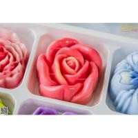 ราคา พิมพ์วุ้น กุหลาบจีบ ขนาด 5 cm. จำนวน 12 ชิ้น (18996446219)