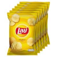 ราคา แนะนำ!! เลย์ มันฝรั่งแท้ทอดกรอบแผ่นเรียบ รสมันฝรั่งแท้ 50กรัม x 6 ถุง Lay's Original Flavor Flat Potato Chips 50g x 6pc (11416486524)