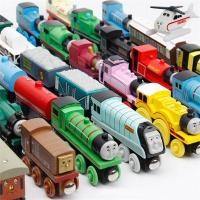 ราคา 28ชิ้น/แพ็คแม่เหล็กไม้โทมัสรถไฟของเล่น,ไม่ขับเคลื่อนมือผลักดันติดตามรถไฟของเล่นเด็กของขวัญ (26291076319)
