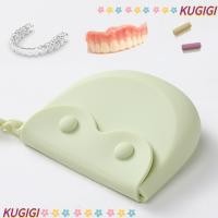 ราคา Kugigi กล่องเก็บรีเทนเนอร์, ฟันปลอมแบบพกพาป้องกันรอยขีดข่วน, กล่องจัดฟันซิลิโคนปิดผนึกฟันปลอม (24534259945)