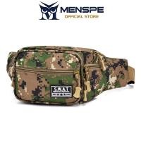 ราคา MENSPE กระเป๋าผู้ชาย กระเป๋าคาดเอวแบบสะพายข้างที่ทนทานต่อการสึกหรอ (41261858137)