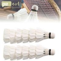ราคา Pearlth 3/6/12 ชิ้นลูกแบดมินตัน, ลูกขนไก่แบดมินตันมืออาชีพสีขาว, การฝึกอบรมทนทานกีฬาแบดมินตันเทรนเนอร์ในครัวเรือน (26324128070)