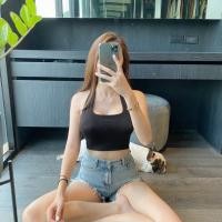 ราคา เสื้อครอป สายคล้องคอ (8379675834)