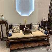 ราคา เตียงสไตล์จีนโบราณ ไม้วอลนัทสีดำแกะสลัก สำหรับนอนสองคน (44600136916)