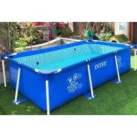 ราคา สระน้ำIntexสระเฟรมพูลสี่เหลี่ยม intexสระว่ายน้ำเป่าลม สระน้ำเป่าลม สระว่ายน้ำเฟรมพูล สระว่ายน้ำขนาดใหญ่ สระน้ำครอบครัว (9917141868)