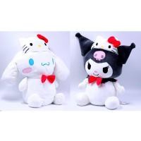 ราคา ตุ๊กตา Kuromi x Kitty / Cinnamoroll x Kitty ใส่กระดาษทิชชูได้ ผ้านิ่ม ลิขสิทธิ์ Sanrio แท้จากญี่ปุ่น (29161620970)