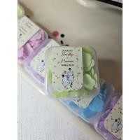 ราคา สบู่กล่องคละสี 50ชิ้น ของชำร่วย ฟรีป้ายชื่อ สบู่พกพา (28085104531)