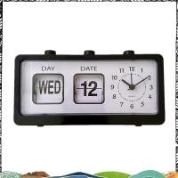 ราคา Super นาฬิกาปลุกกล Novelty Flip Clock เดสก์ท็อปนาฬิกาดิจิตอลพร้อมปฏิทินนาฬิกาตกแต่งบ้าน Retro Decor (29024480282)