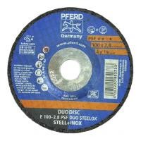 ราคา PFERD PSF DUODISC ใบตัด-เจียรสเตนเลส บรรจุ 10ใบ 4, 5, 7 นิ้ว ตราม้าลอดห่วง (2399100004)