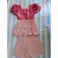 ราคา ชุดเซตกางเกงขาสั้น มือ 1 ผ้าบาร์บี้ (9053587215)