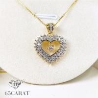 ราคา 65Carat - จี้เพชรแท้ เพชรแท้น้ำ100 จี้เพชรชิ้นใหญ่ 0.70 กะรัต ทองคำแท้9K{37.5%} ราคาพิเศษ รหัสJ10 (20439030065)