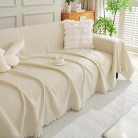 ราคา ผ้าคลุมโซฟาสีครีมสไตล์โมเดิร์นสำหรับโซฟาแบบมีเบาะขนาด 1/2/3/4 ผ้าคุมโซฟาผ้าเชนิลล์สไตล์โบฮีเมียนสีพื้น นุ่มพิเศษ ผ้าปูโซฟาแบบซักได้ คลุมโซฟาแบบอเนกประสงค์สำหรับสัตว์เลี้ยง (43273192676)