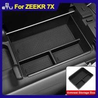ราคา สําหรับ Zeekr 7X Central Control Armrest กล่องเก็บอุปกรณ์ตกแต่งภายในรถยนต์ดัดแปลงอุปกรณ์เสริม ZEEKR zeekr 7x (47000753014)