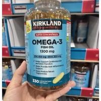 ราคา Kirkland Fish Oil OMEGA-3 fish oil 1300mg 330 Softgels น้ำมันปลา น้ำมันปลาโอเมก้า3 1300มก (51801676179)
