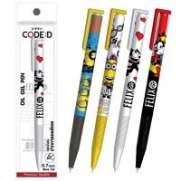 ราคา CODE:D ปากกาคละลาย Oil Gel Pen (24464860540)