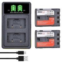 ราคา NB-2L 9 NB-2LH NB2L Battery + LED Dual Charger for Canon PowerShot G7 G9 S30 S40 S45 DC410 DC420 (28558693335)