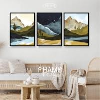 ราคา (1 เซ็ต 3 รูป) กรอบรูปแต่งบ้าน แต่งผนัง มินิมอล พร้อมตัวแขวน ขนาด30x40cm (22856317454)