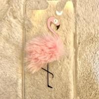ราคา เคสโทรศัพท์ฟลามิงโก้ เคสฟลามิงโก Bershka for iPhone7+,8+ ⭐️used like new⭐️ (1276146667)
