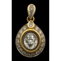 ราคา เหรียญหลวงพ่อเงิน วัดบางคลาน รุ่นพระพิจิตร พิมพ์เม็ดยา เนื้อเงิน ปี 2543 จ.พิจิตร เลี่ยมทองฝังเพชรอย่างดี (40652968799)