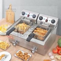 ราคา หม้อทอดไฟฟ้า หม้อทอดไฟฟ้าเชิงพาณิชย์ หม้อทอดไฟฟ้า หม้อทอดไฟฟ้าแบบตั้งโต๊ะ หม้อทอดไฟฟ้าสองสูบ (27718797982)